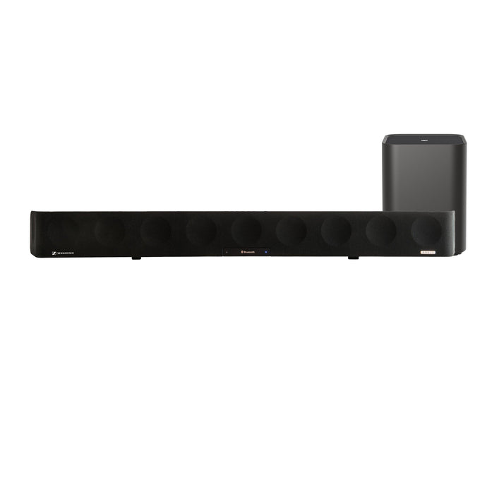 Sennheiser AMBEO Soundbar MAX Dolby Atmos Soundbar and AMBEO Sub, Subwoofer for Television