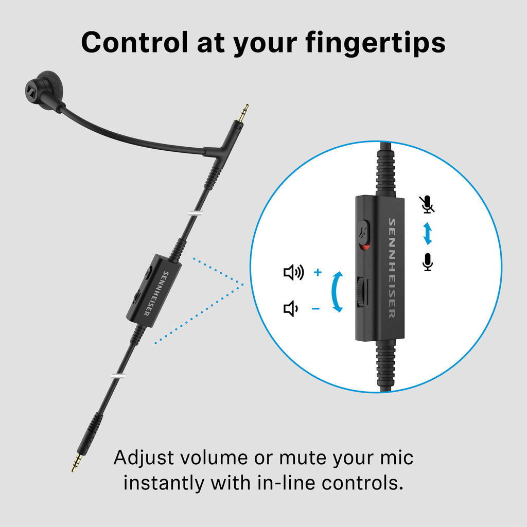 HD 505 and Boom Arm Microphone Set