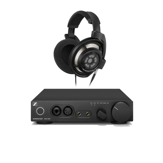 Sennheiser HD 800 S and HDV 820 Bundle Image, Open Back Headphones and Headphone Amplifier Set