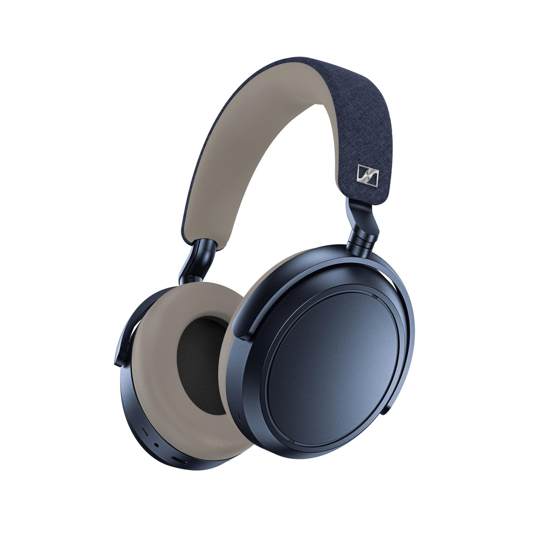 Sennheiser MOMENTUM 4 Wireless Denim, Blue Bluetooth Headphones with Adaptive Noise Cancellation