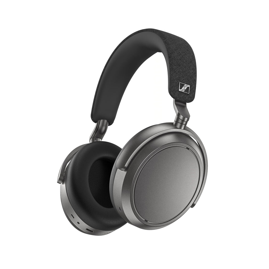Graphite Sennheiser MOMENTUM 4 over-ear headphones on a white background