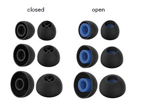 ENSEMBLE D'ADAPTATEURS D'OREILLE SPORT