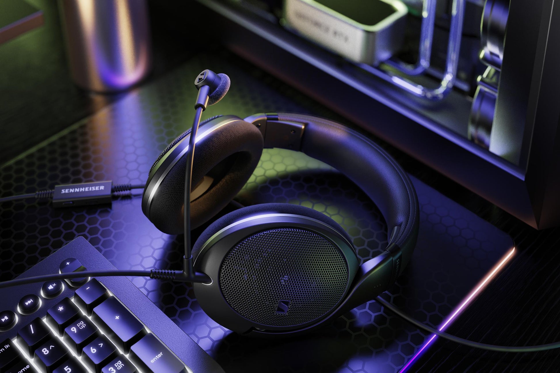 HD 550 avec microphone perche