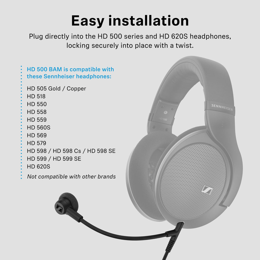 HD 550 avec microphone perche